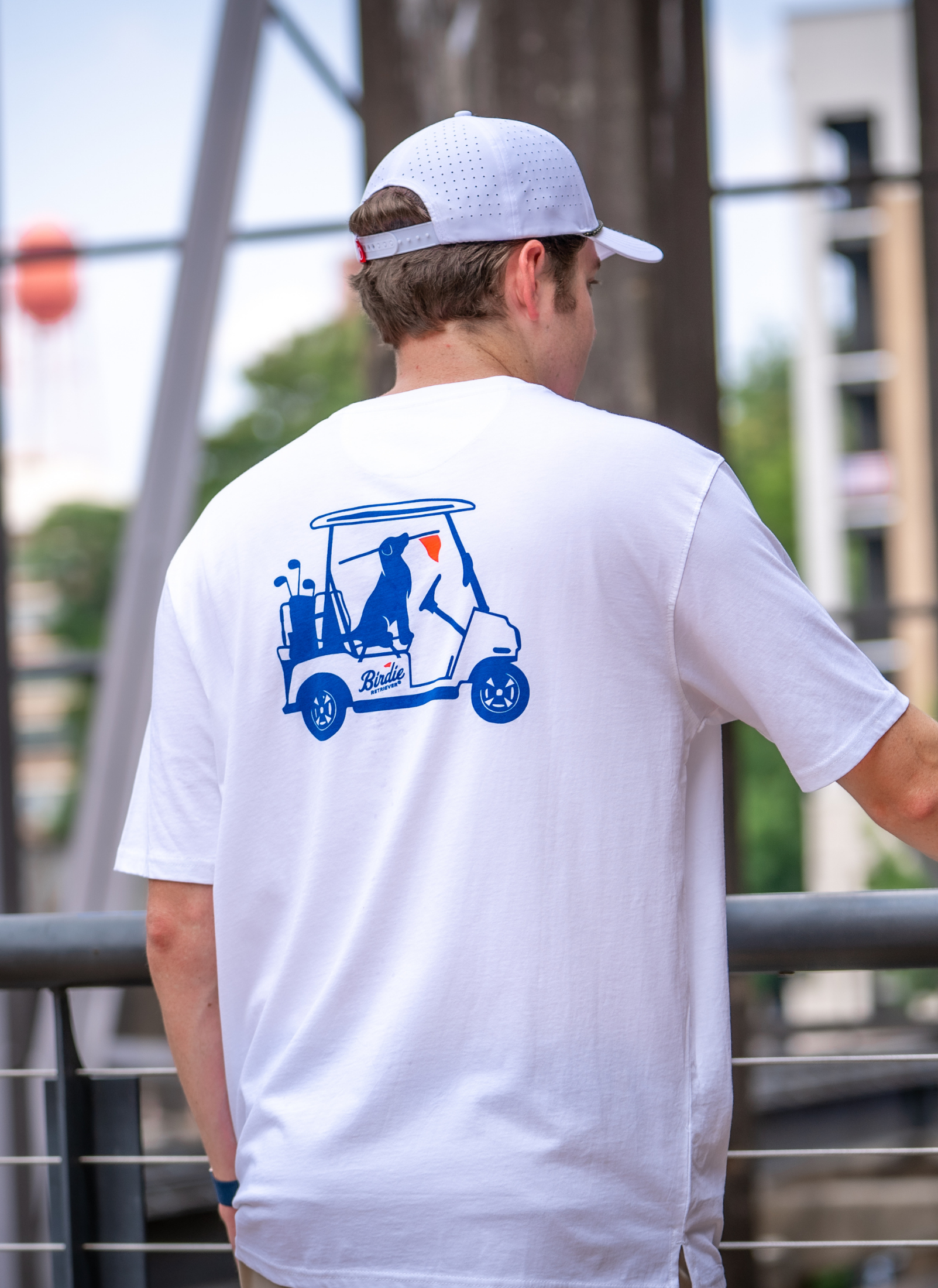 2025 BR Golf Cart Tee - White