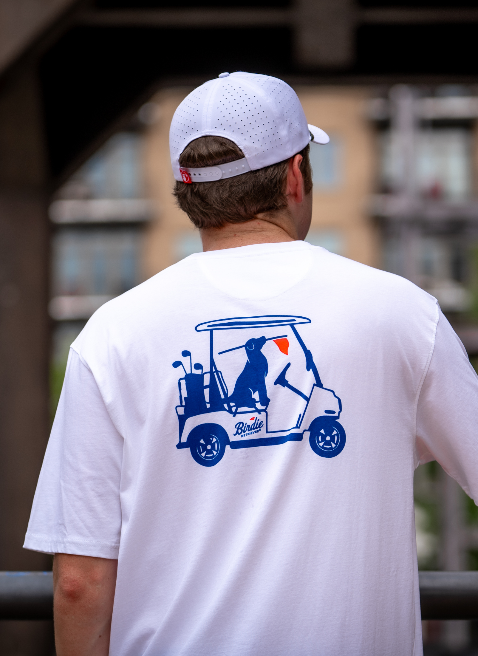2025 BR Golf Cart Tee - White