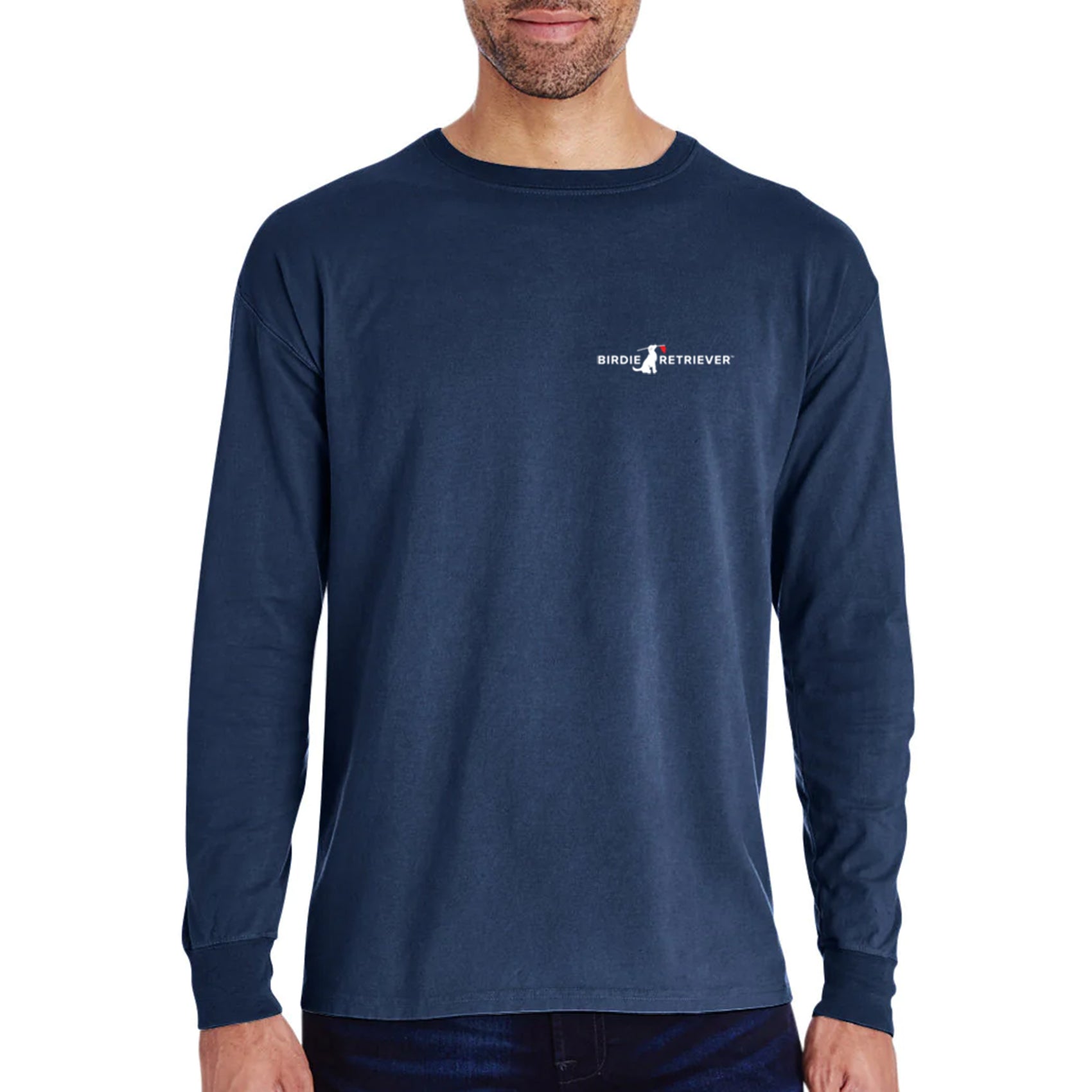 CIRCLE Logo Tee - LONG SLEEVE - NAVY