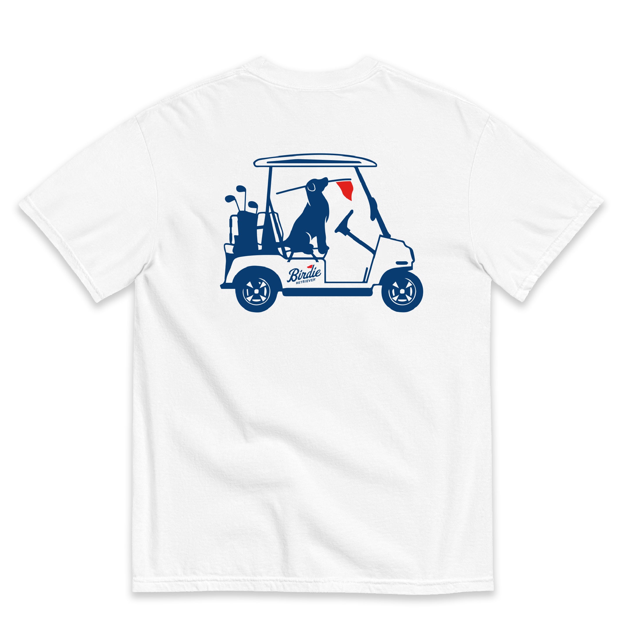 BR Golf Cart Tee - White