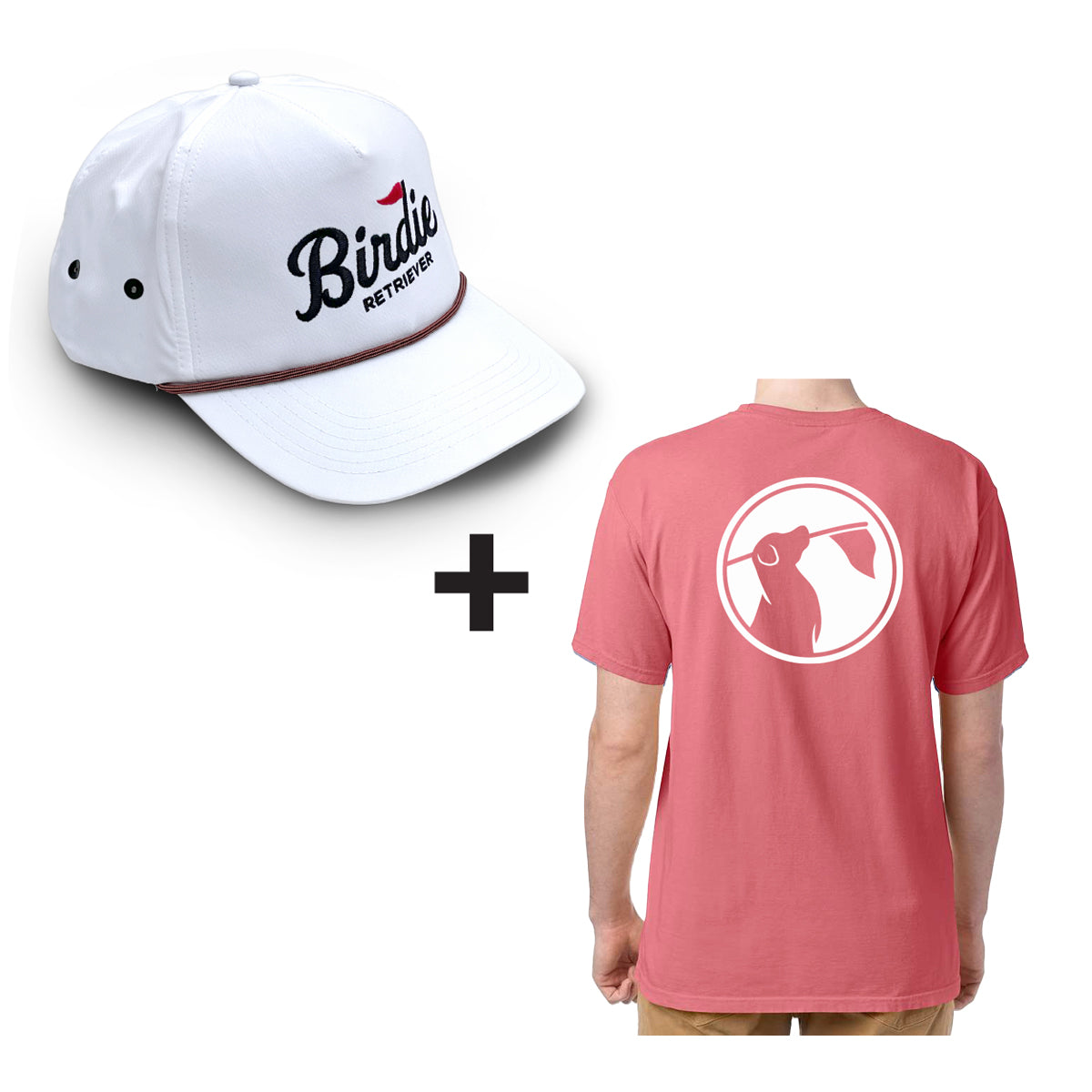 Coral T-Shirt / Legacy Hat Bundle